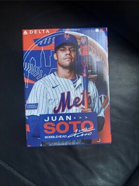 Delta Juan Soto Mets Collectible in Blue and Orange